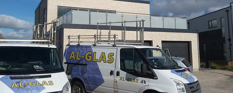 Glasværn leveres og monteres af AL-Glas